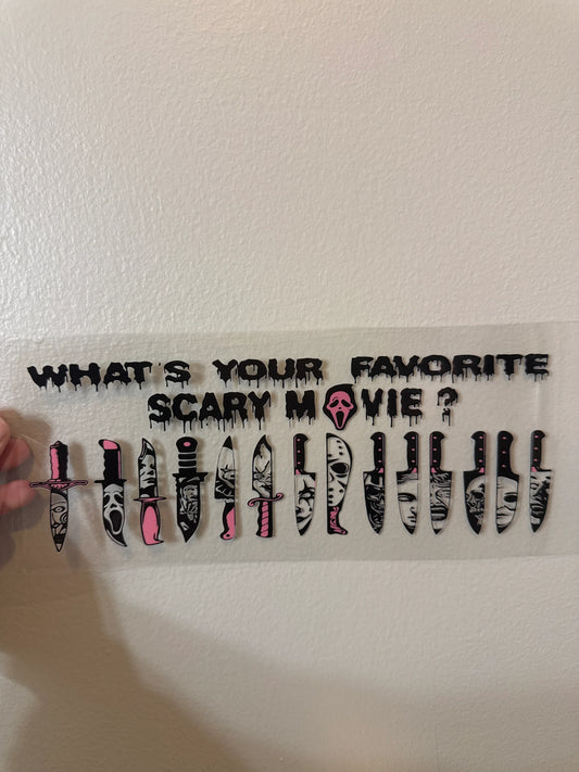 What’s your favorite scary movie?