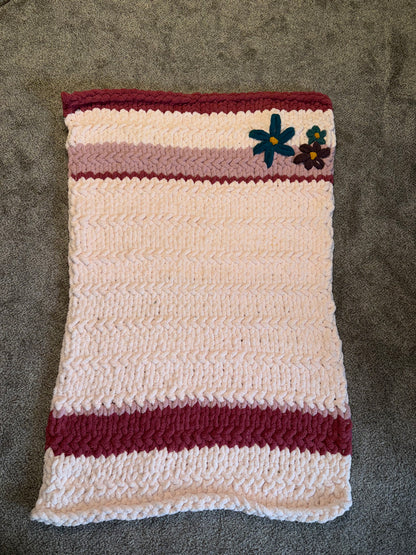 Chunky knit blankets